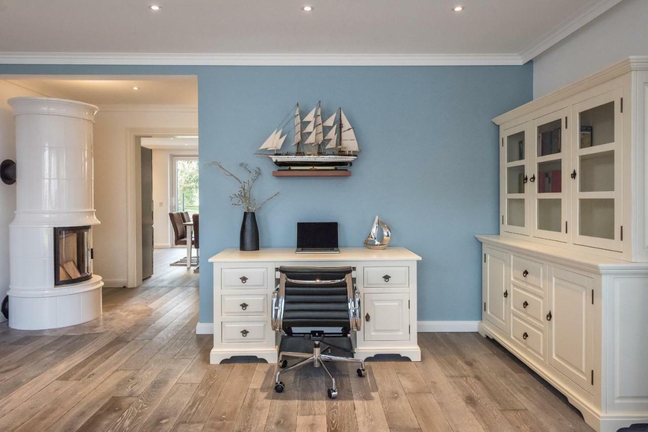 ברייגה Villa Lotsenhaeuser Ruegen - Luxus Ferienhaus - 3 Schlafzimmer - Sauna - Dachterrasse Mit Boddenblick מראה חיצוני תמונה